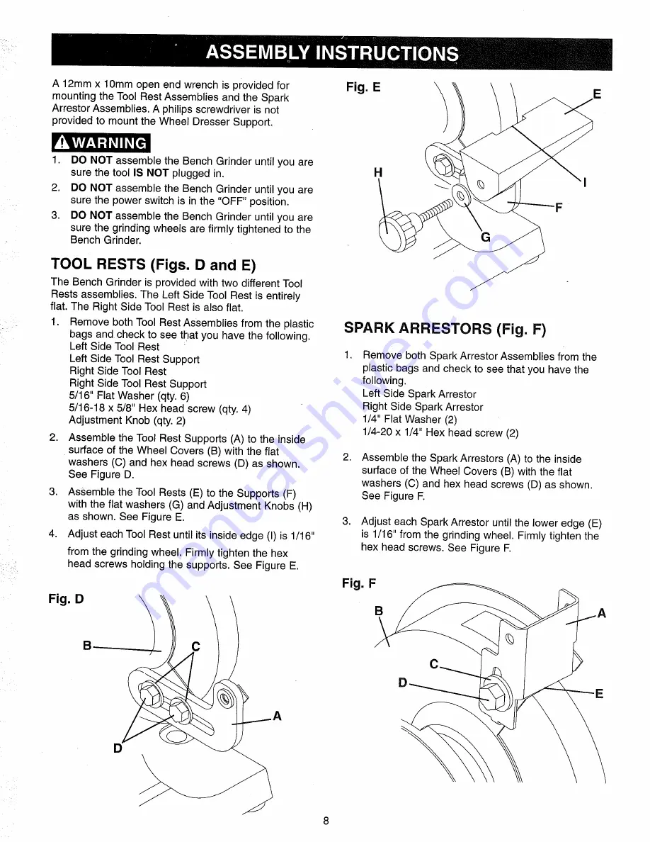 Craftsman 152.241180 Owner'S Manual Download Page 8