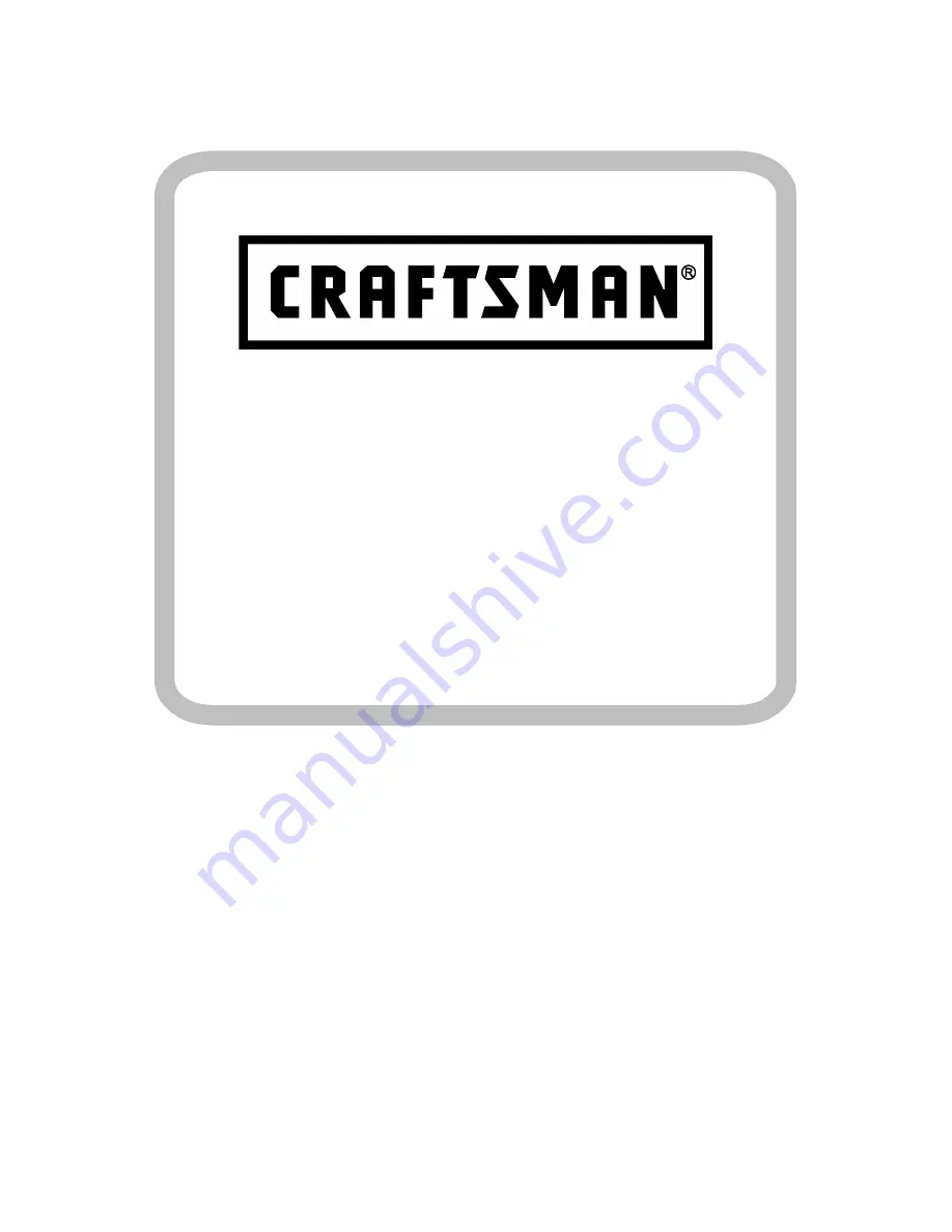 Craftsman 154.37837 Operator'S Manual Download Page 19