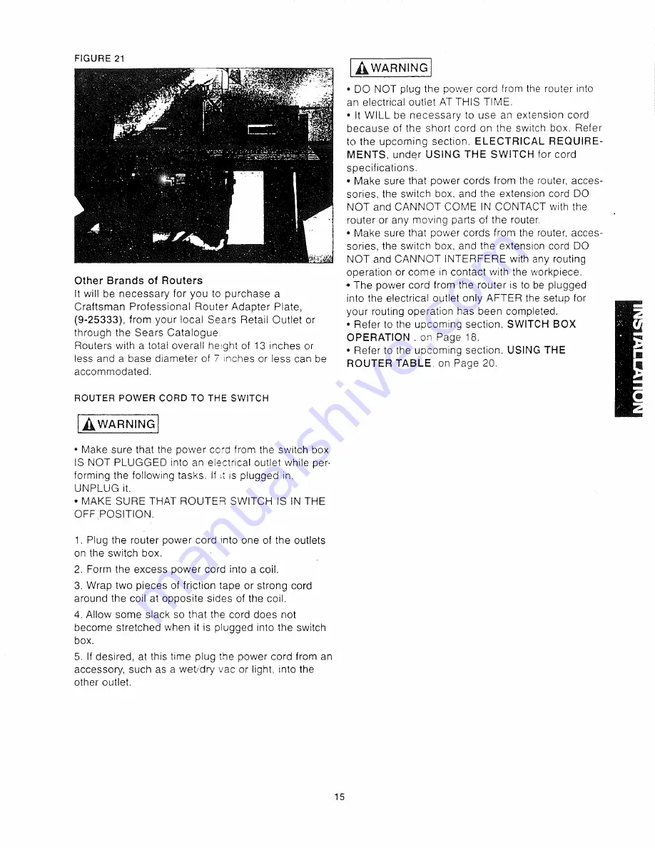 Craftsman 171.254841 Owner'S Manual Download Page 15