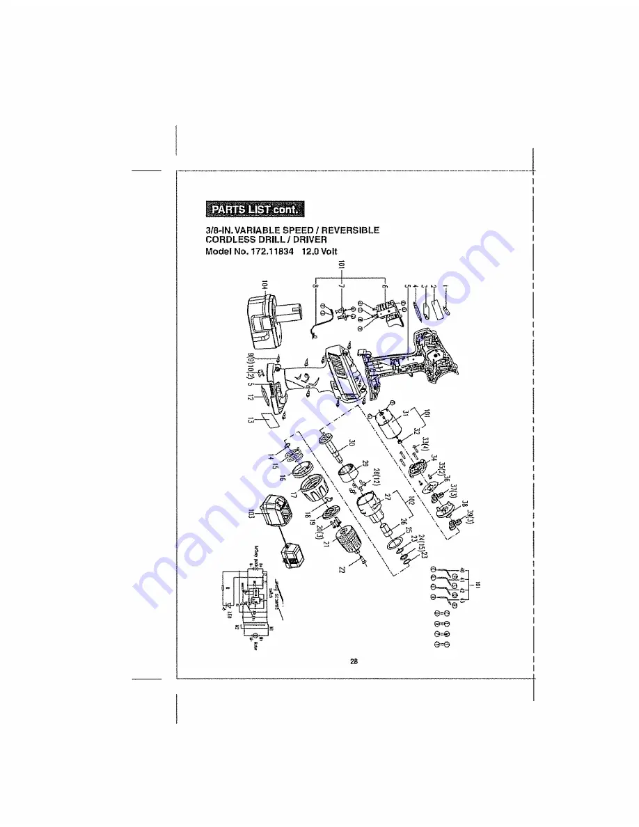 Craftsman 172.11810 Скачать руководство пользователя страница 28