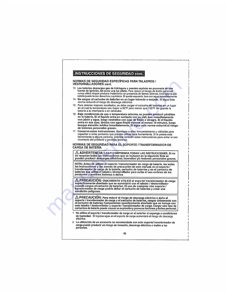 Craftsman 172.11810 Operator'S Manual Download Page 40