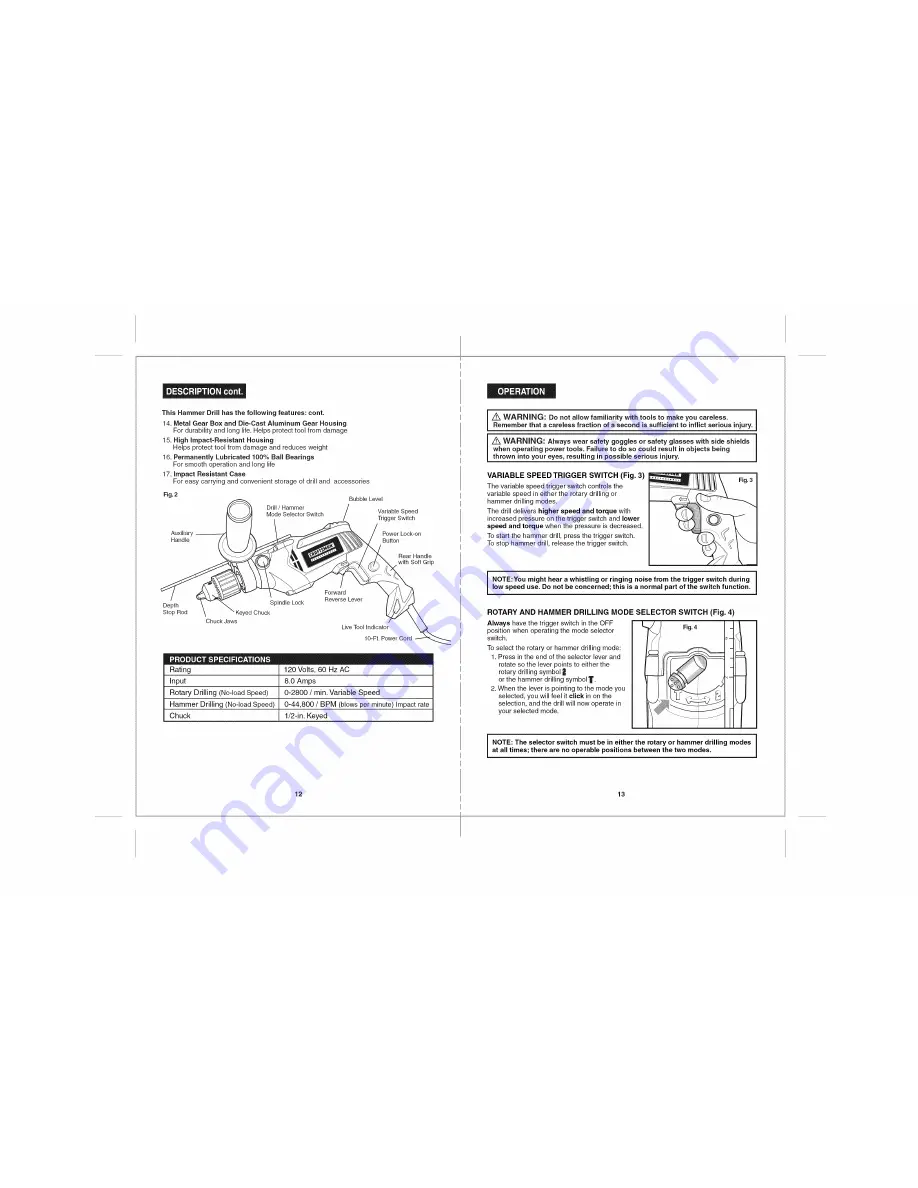 Craftsman 172.28129 Скачать руководство пользователя страница 7