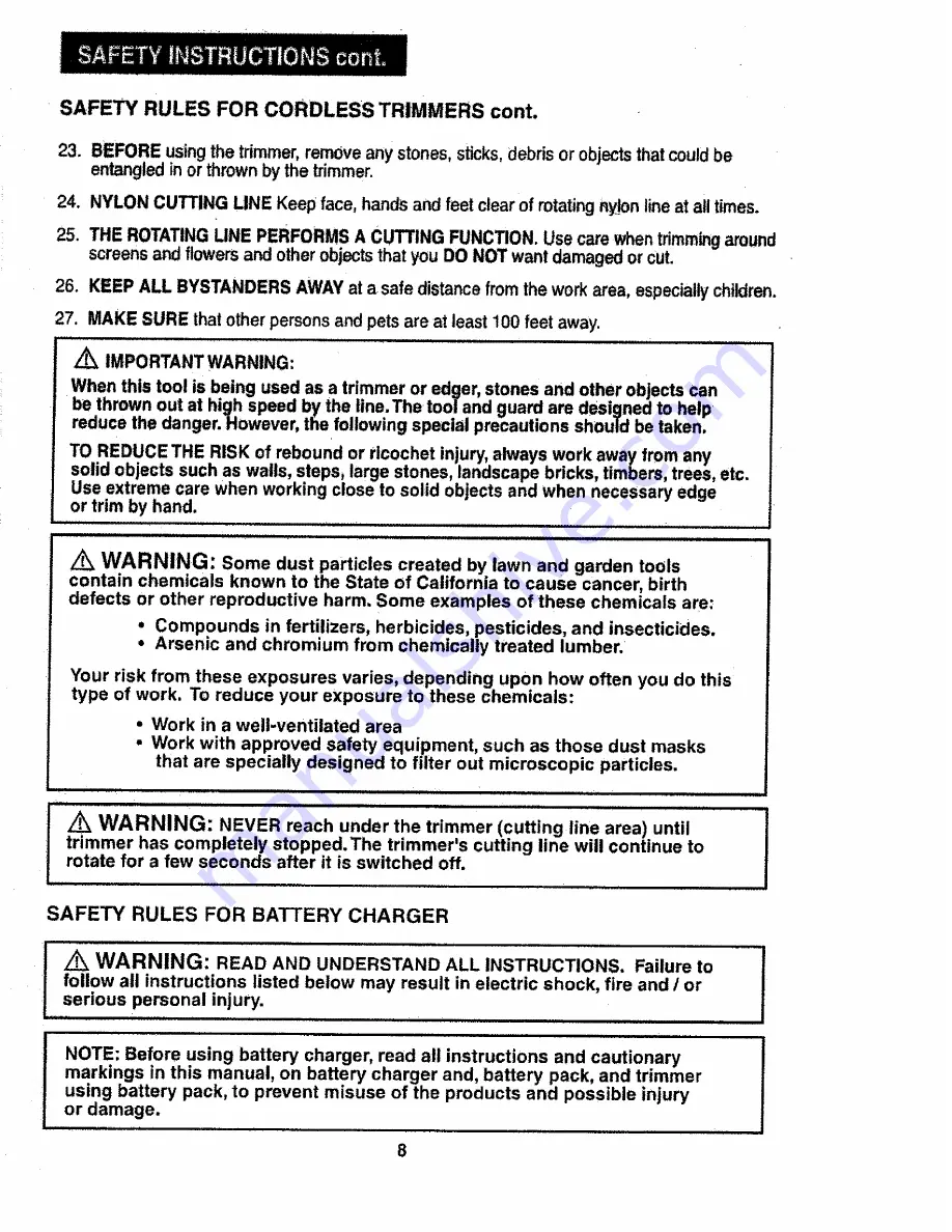 Craftsman 172.74815 Operator'S Manual Download Page 8