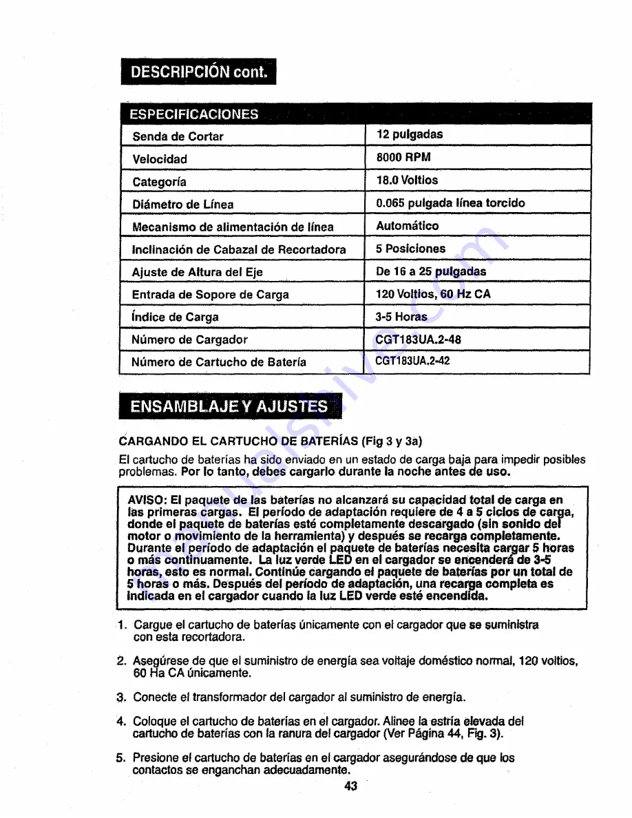 Craftsman 172.74815 Operator'S Manual Download Page 43