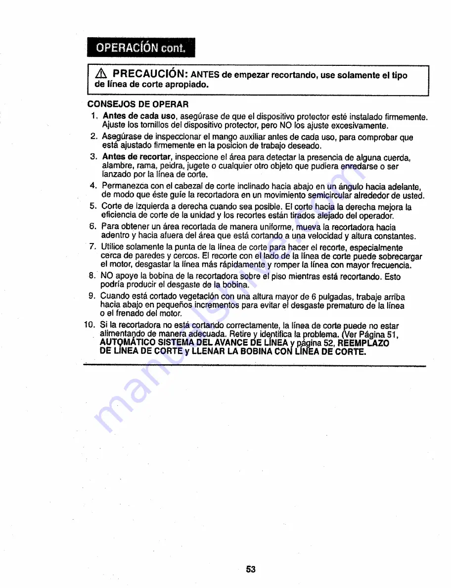 Craftsman 172.74815 Operator'S Manual Download Page 53