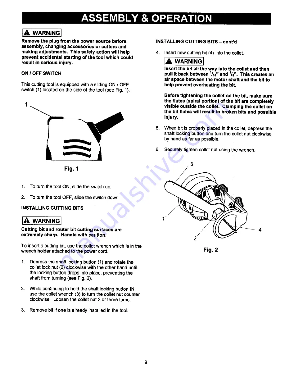 Craftsman 183.172510 Owner'S Manual Download Page 9