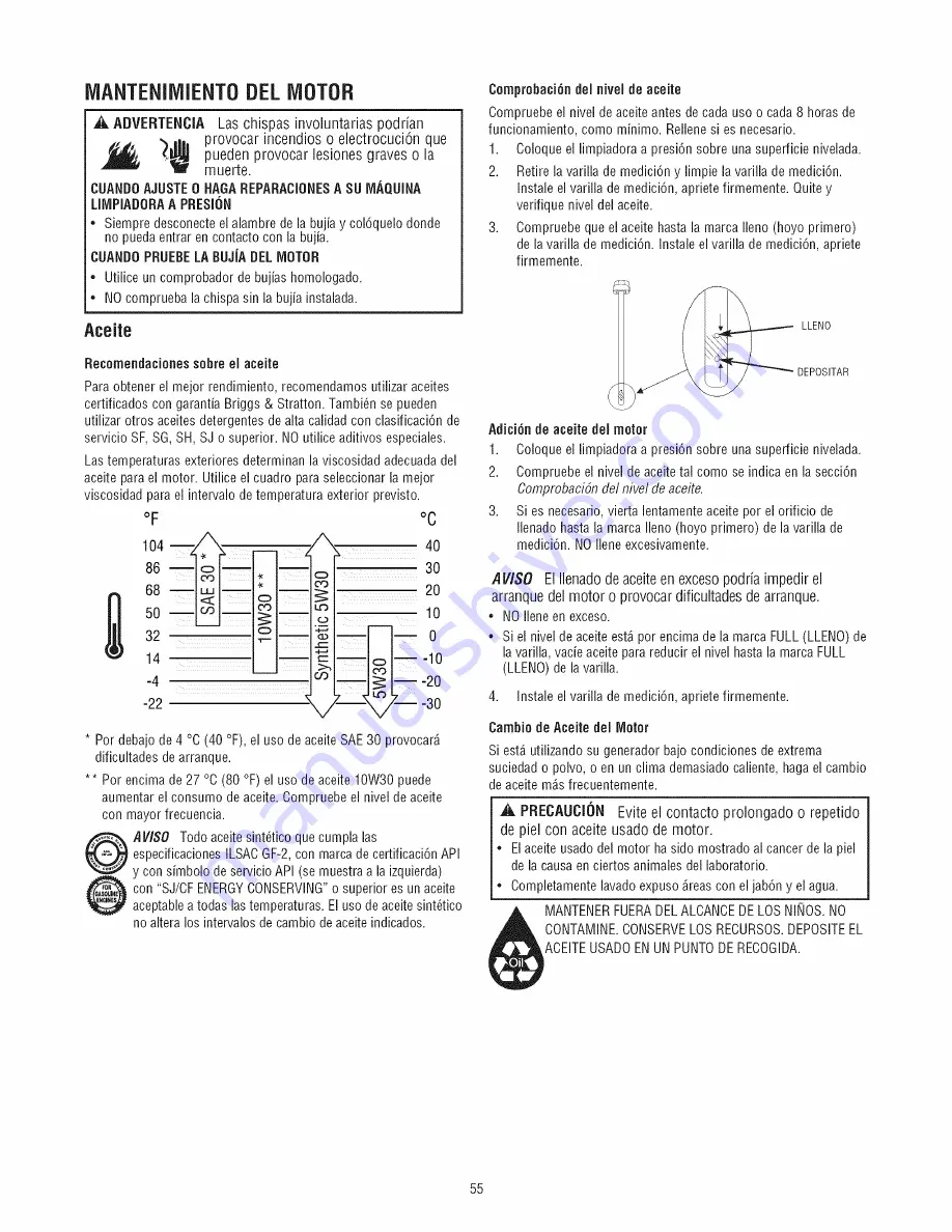 Craftsman 2,7 MAX GPM Operator'S Manual Download Page 55