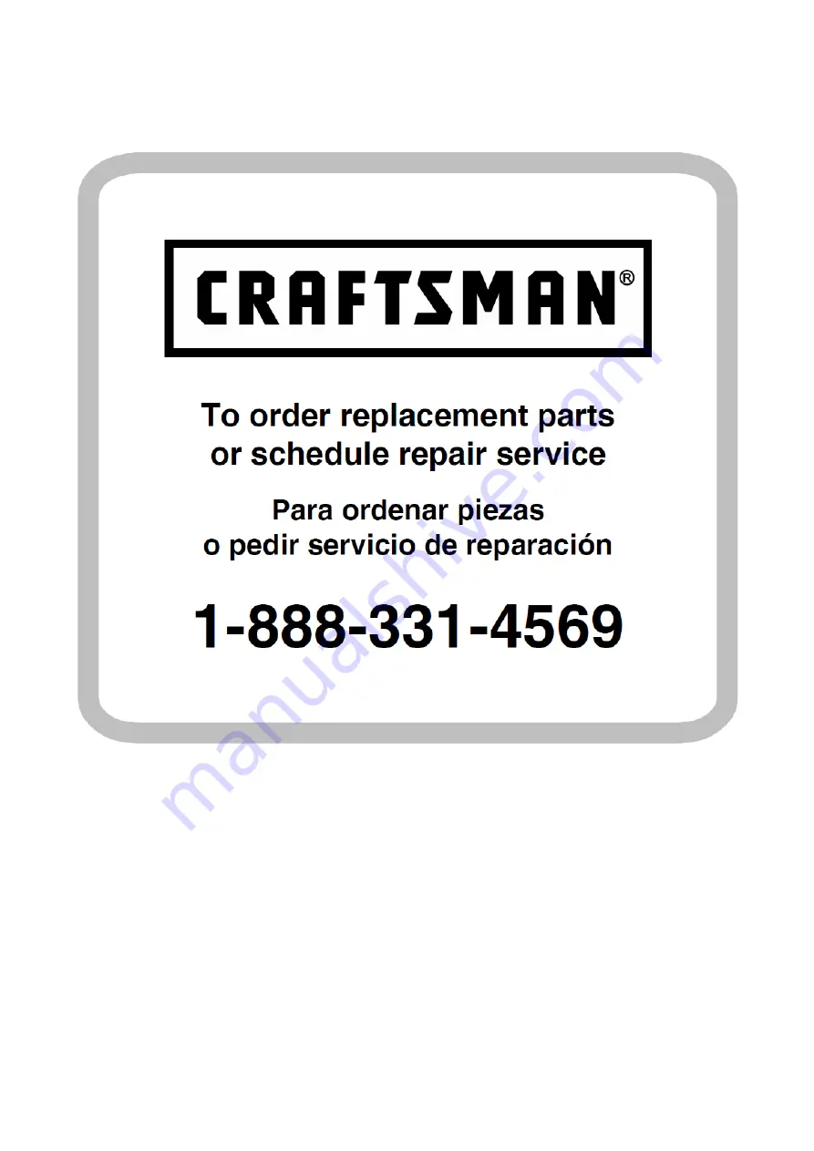 Craftsman 200.57963 Owner'S Manual Download Page 34