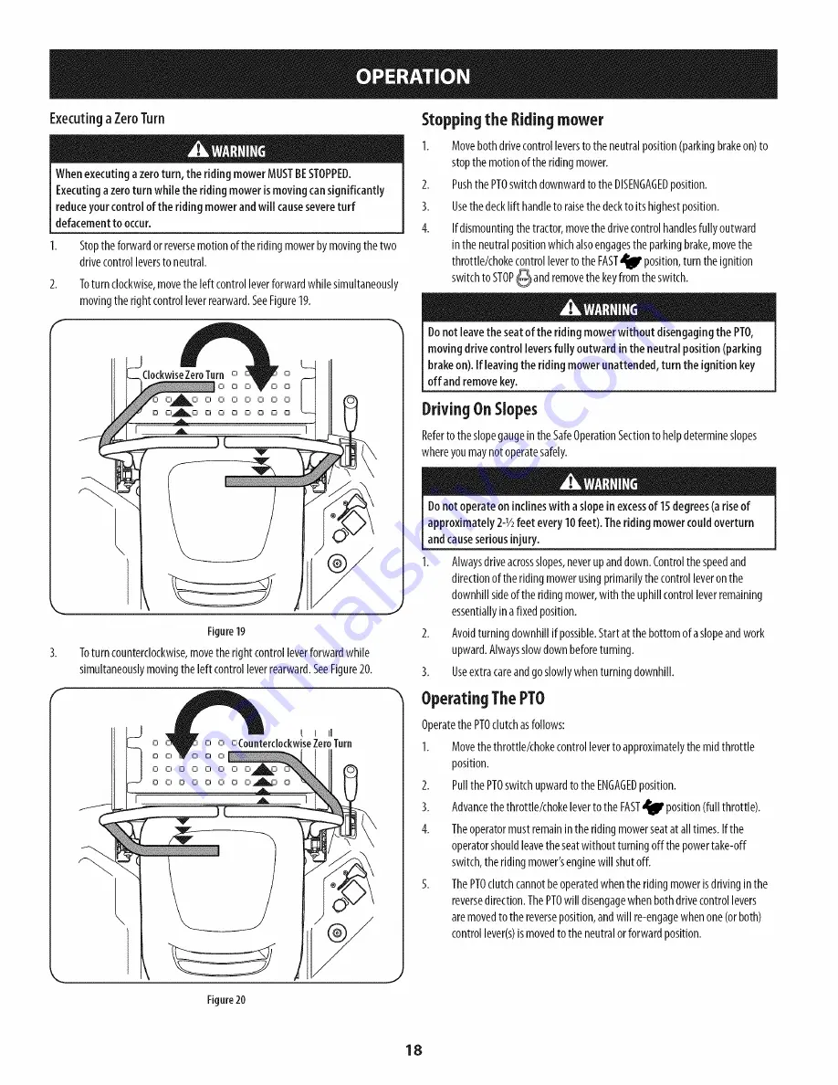 Craftsman 204110 Operator'S Manual Download Page 18