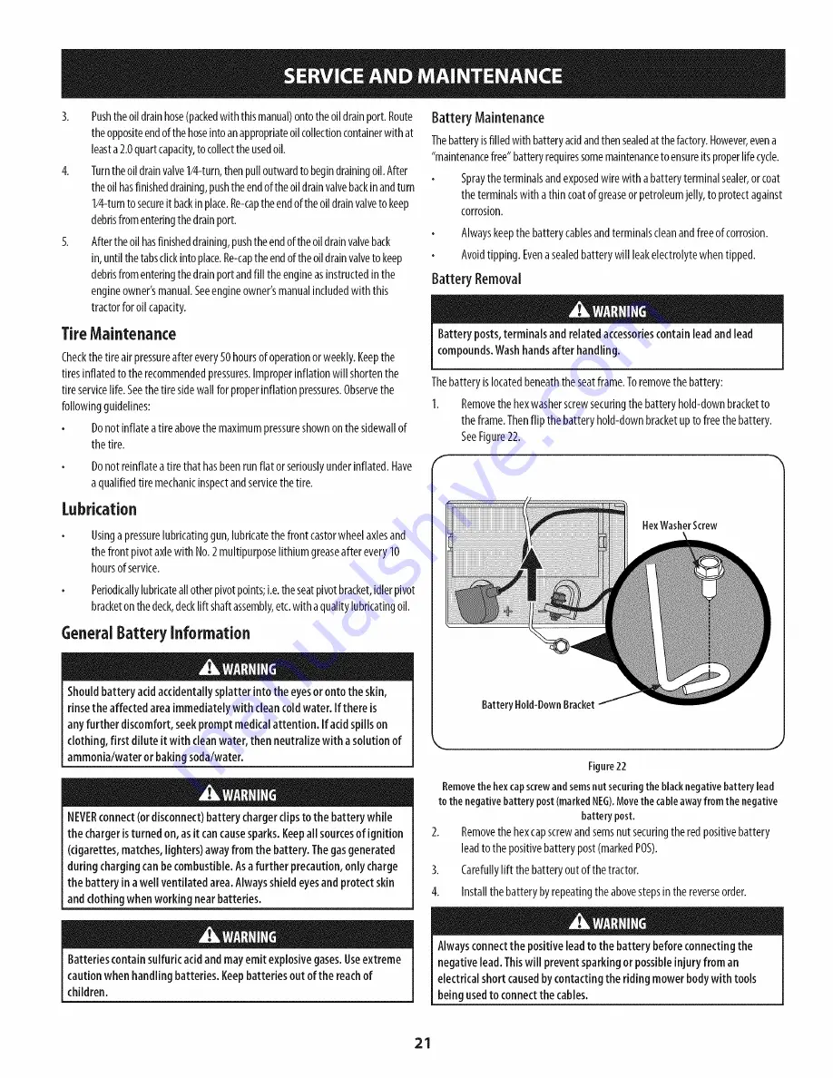 Craftsman 204110 Operator'S Manual Download Page 21