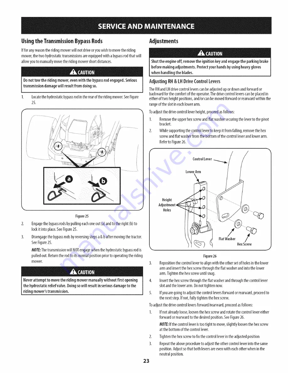 Craftsman 204110 Скачать руководство пользователя страница 23