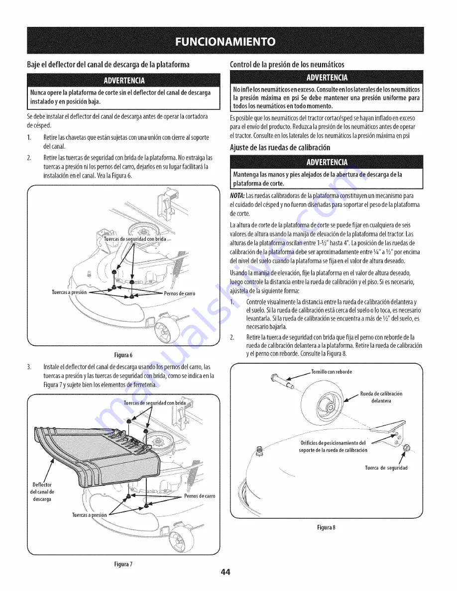 Craftsman 204110 Скачать руководство пользователя страница 44