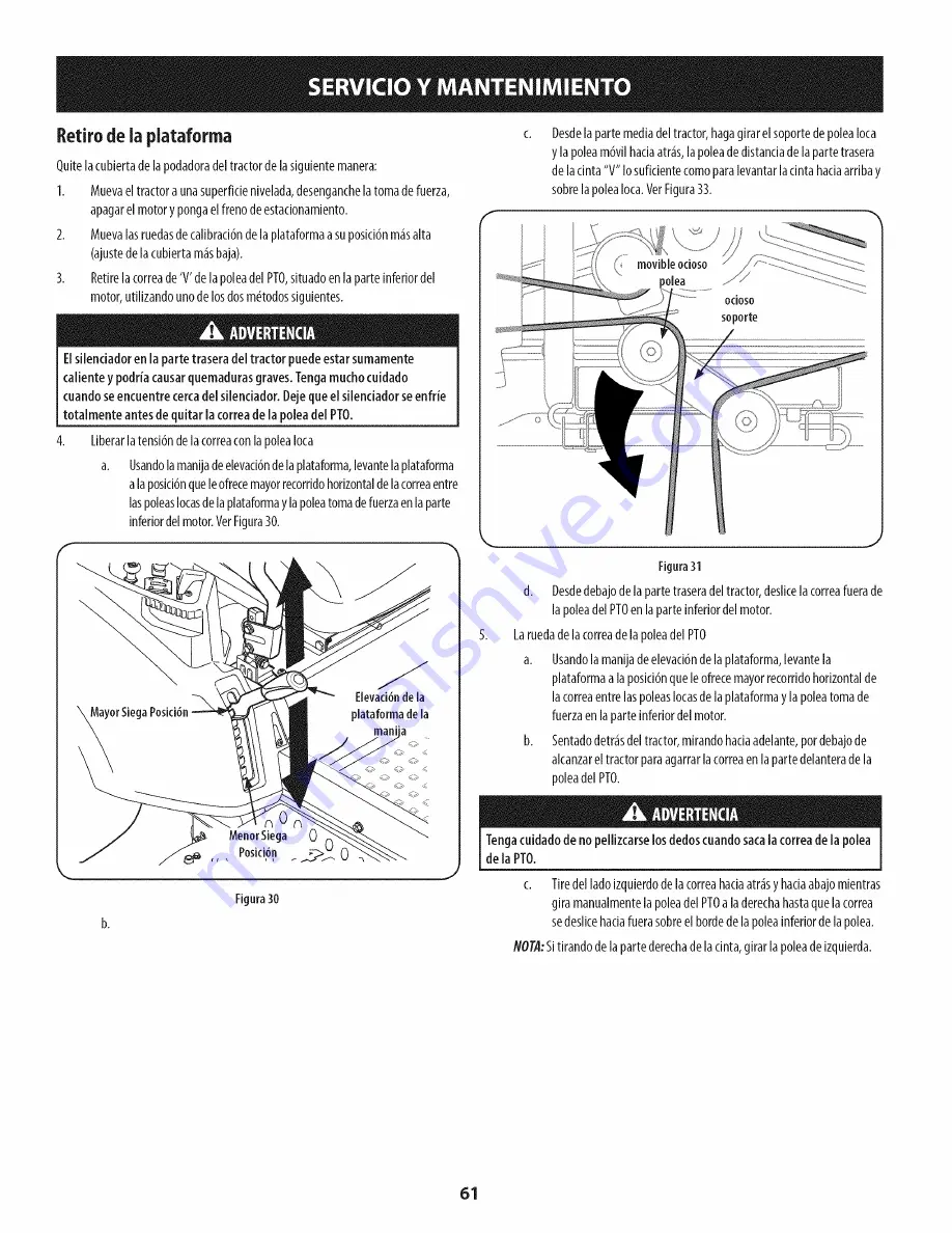 Craftsman 204110 Скачать руководство пользователя страница 61