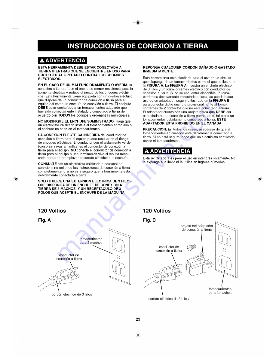 Craftsman 21154-3 Owner'S Manual Download Page 23