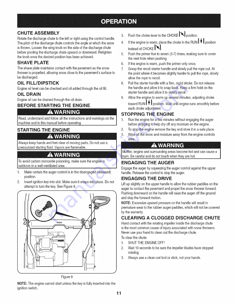 Craftsman 247.11683 Operator'S Manual Download Page 11