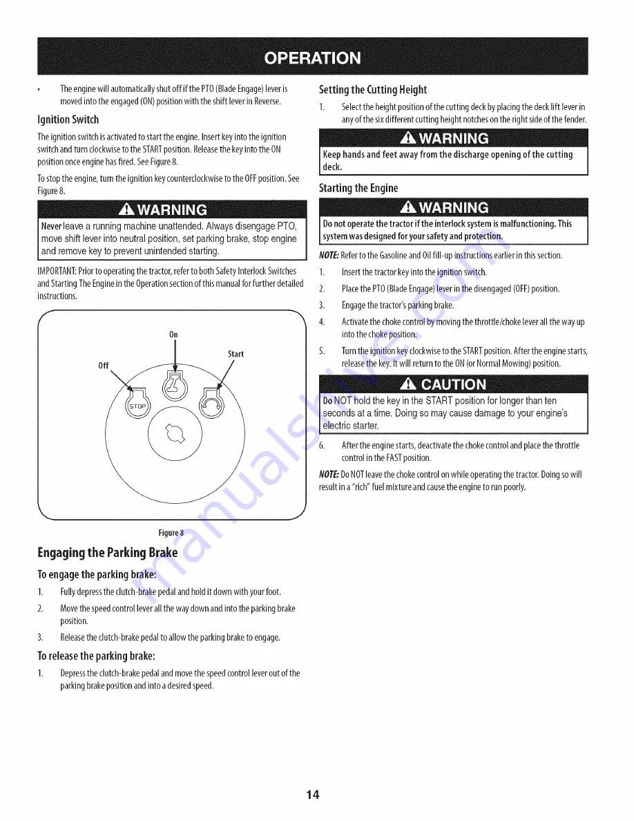 Craftsman 247.203712 Operator'S Manual Download Page 14