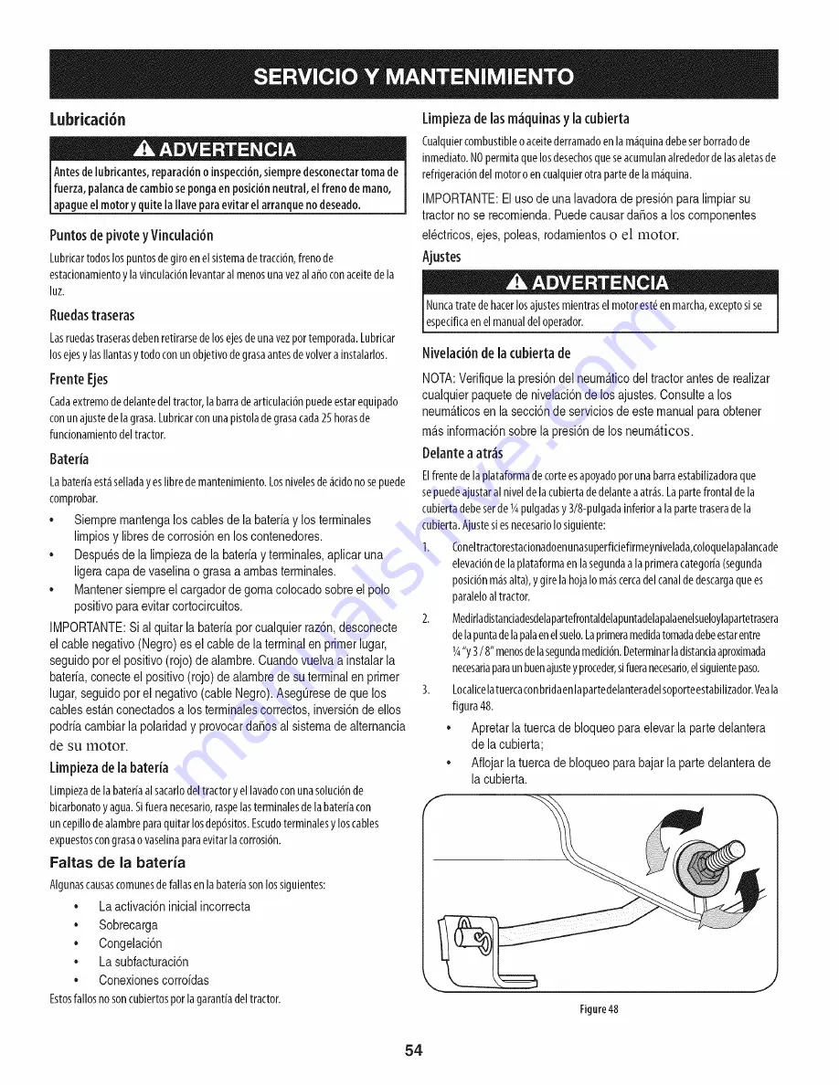 Craftsman 247.203712 Скачать руководство пользователя страница 54