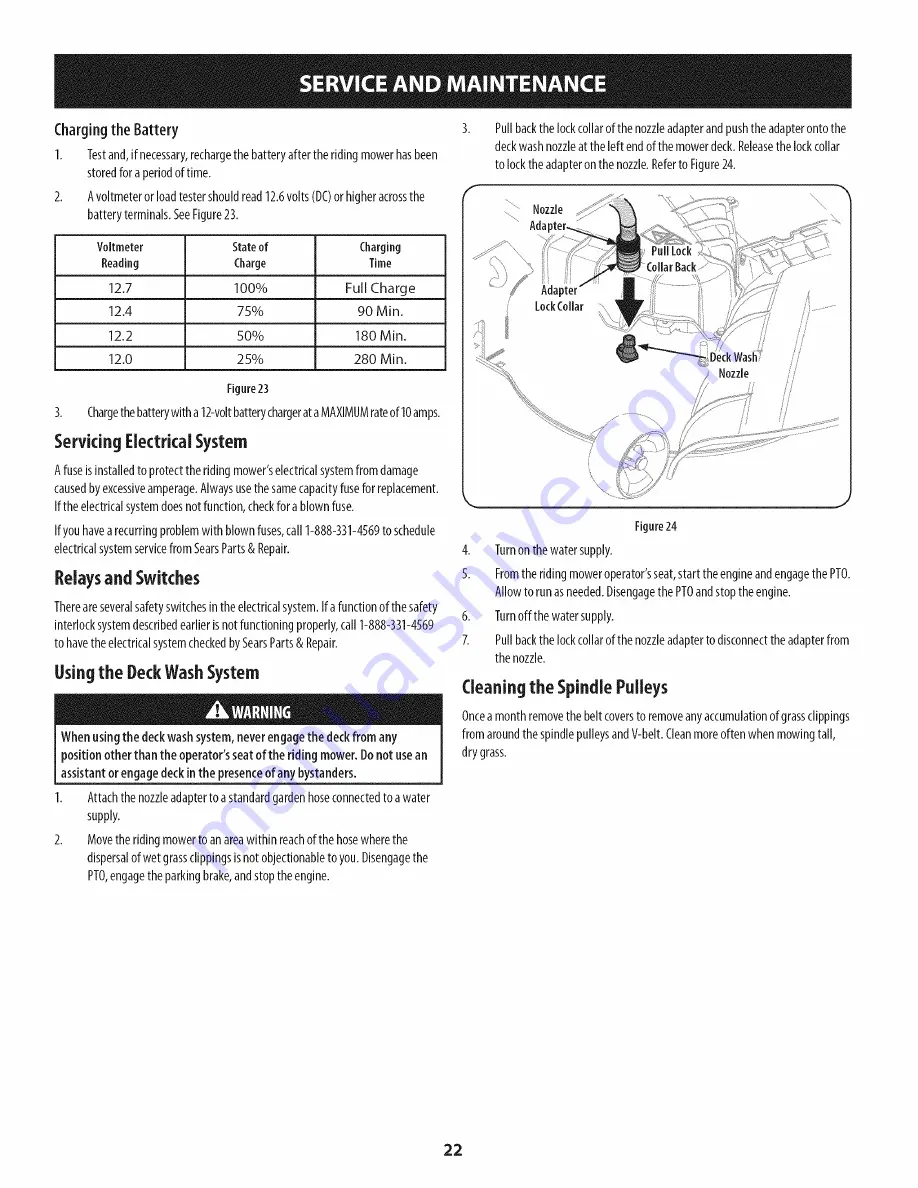 Craftsman 247.204112 Operator'S Manual Download Page 22