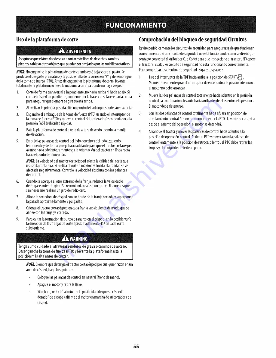 Craftsman 247.204112 Operator'S Manual Download Page 55