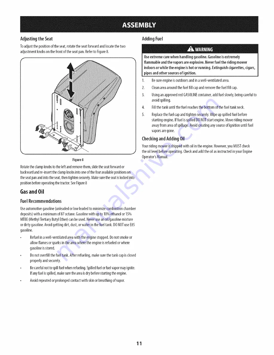 Craftsman 247.204201 Operator'S Manual Download Page 11