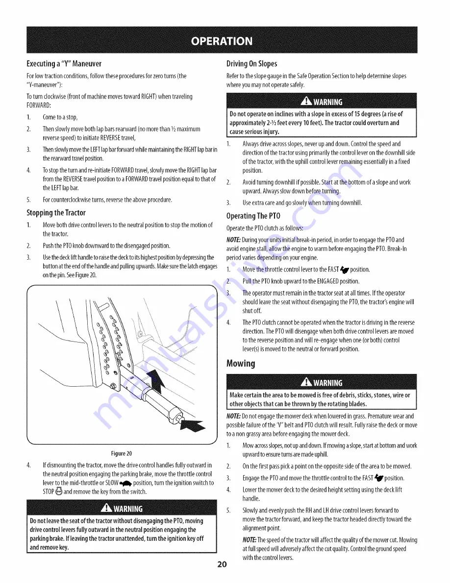 Craftsman 247.204201 Operator'S Manual Download Page 20