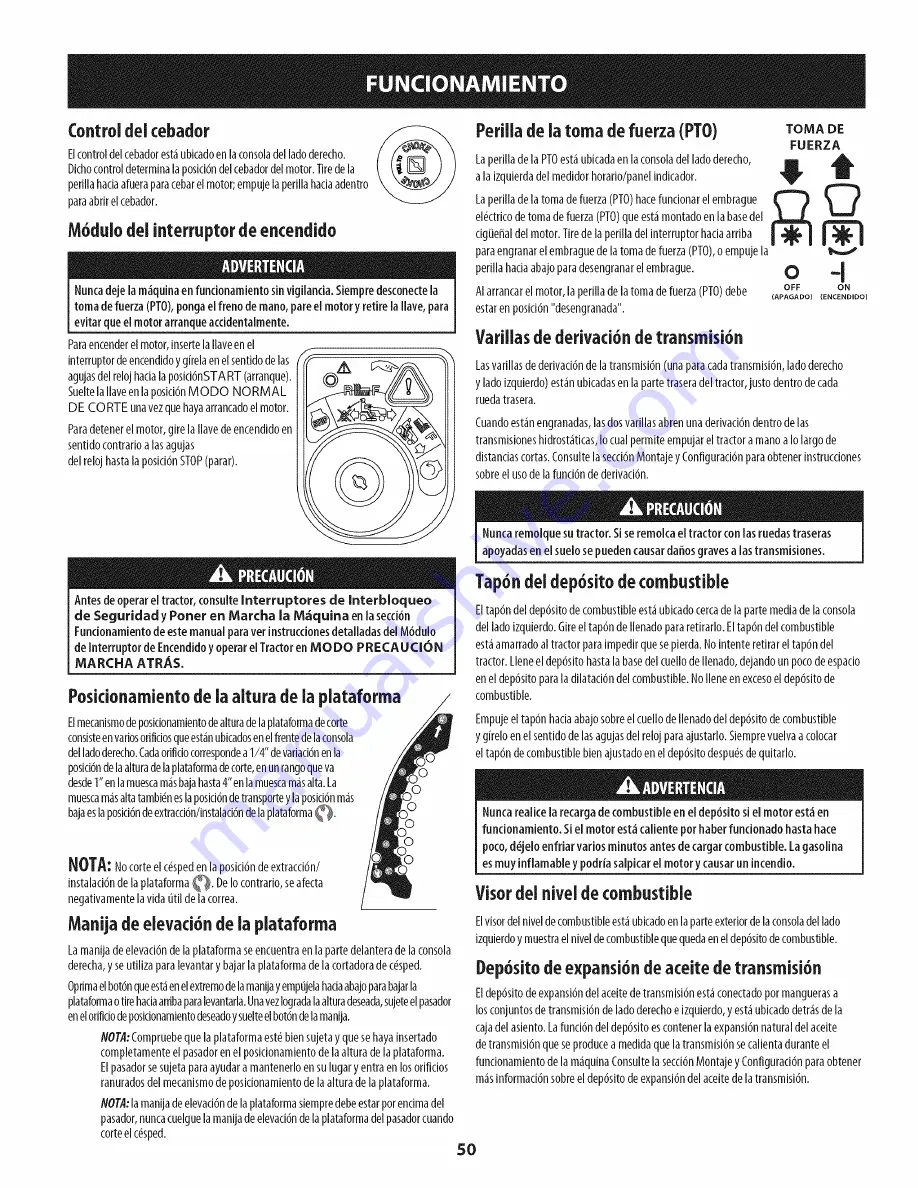 Craftsman 247.204201 Operator'S Manual Download Page 50