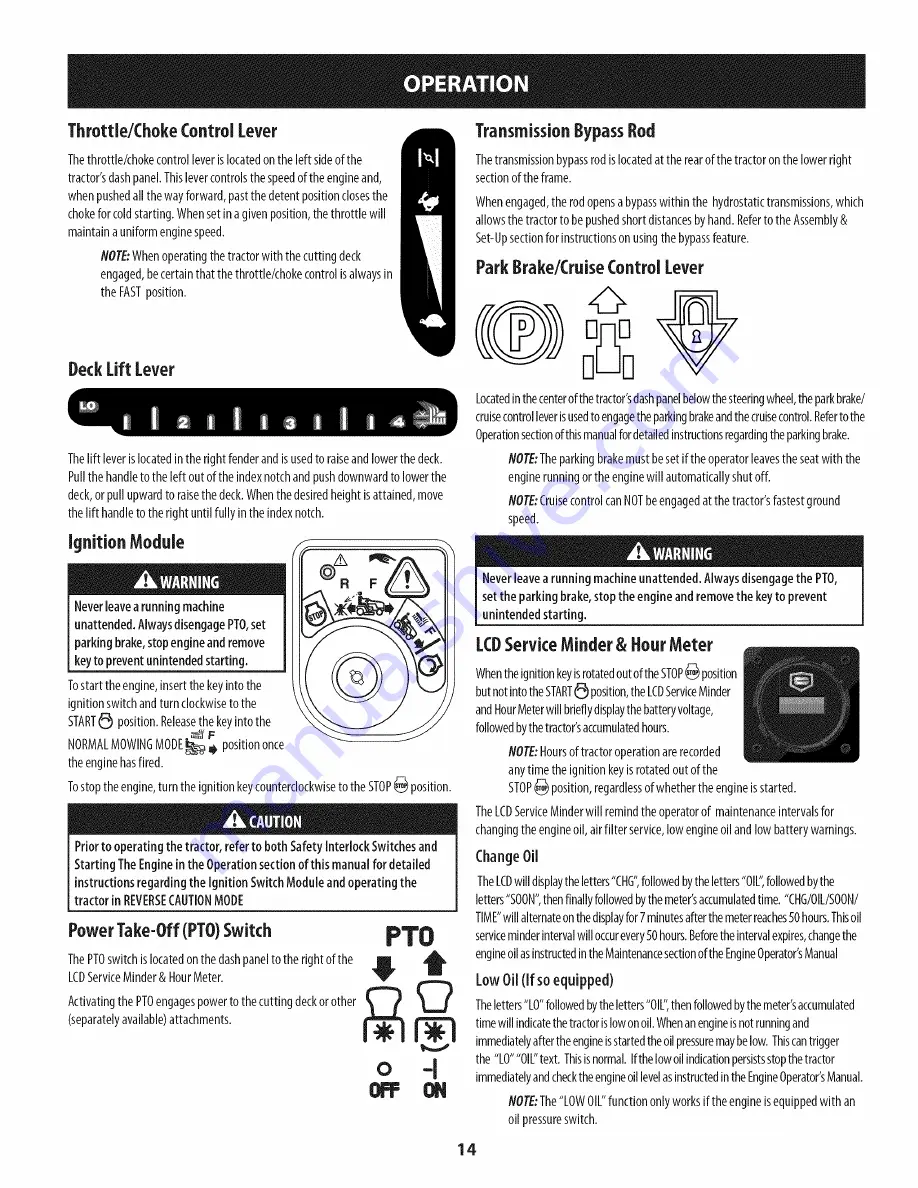 Craftsman 247.204420 Operator'S Manual Download Page 14