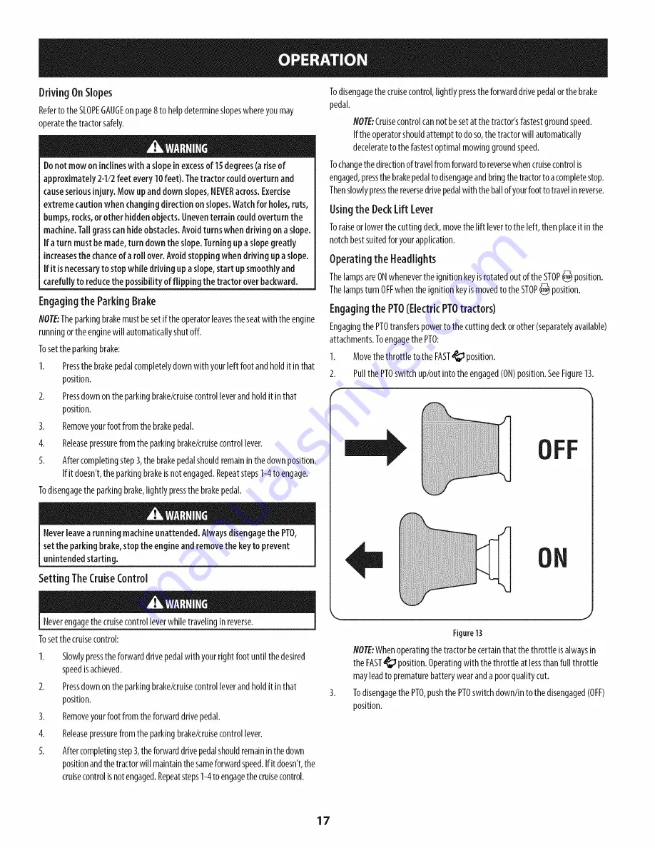 Craftsman 247.204420 Operator'S Manual Download Page 17