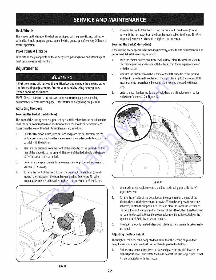 Craftsman 247.204420 Operator'S Manual Download Page 22