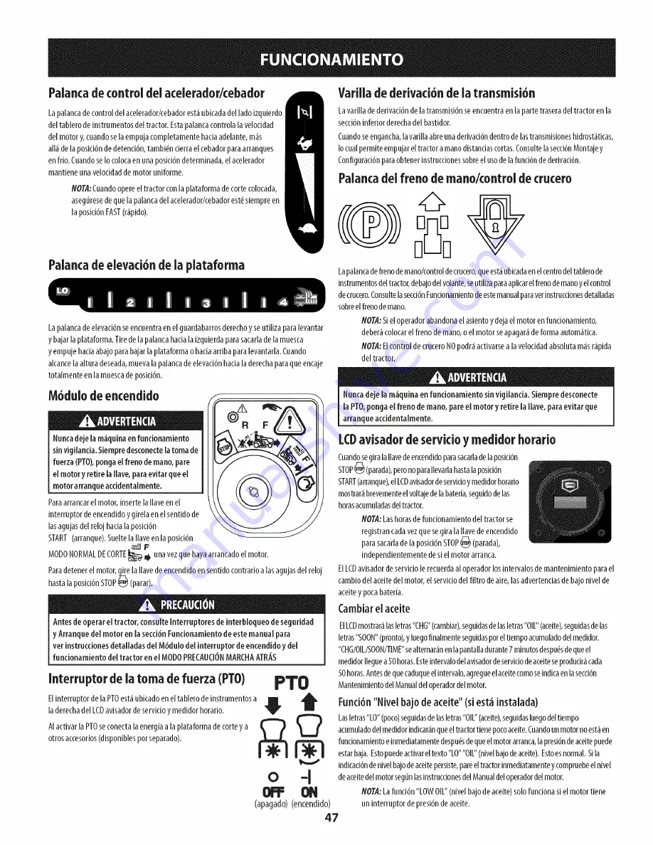 Craftsman 247.204420 Operator'S Manual Download Page 47