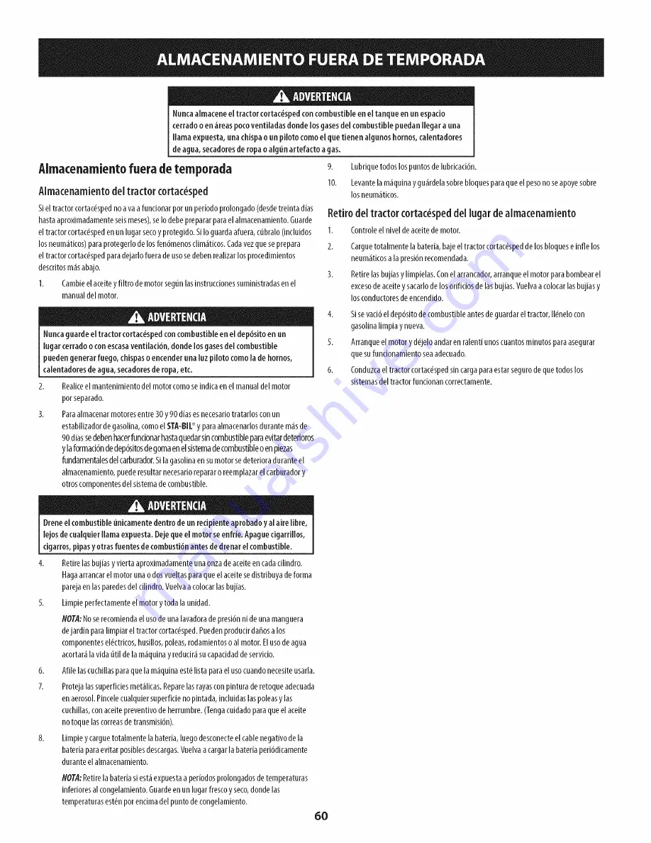 Craftsman 247.204420 Operator'S Manual Download Page 60