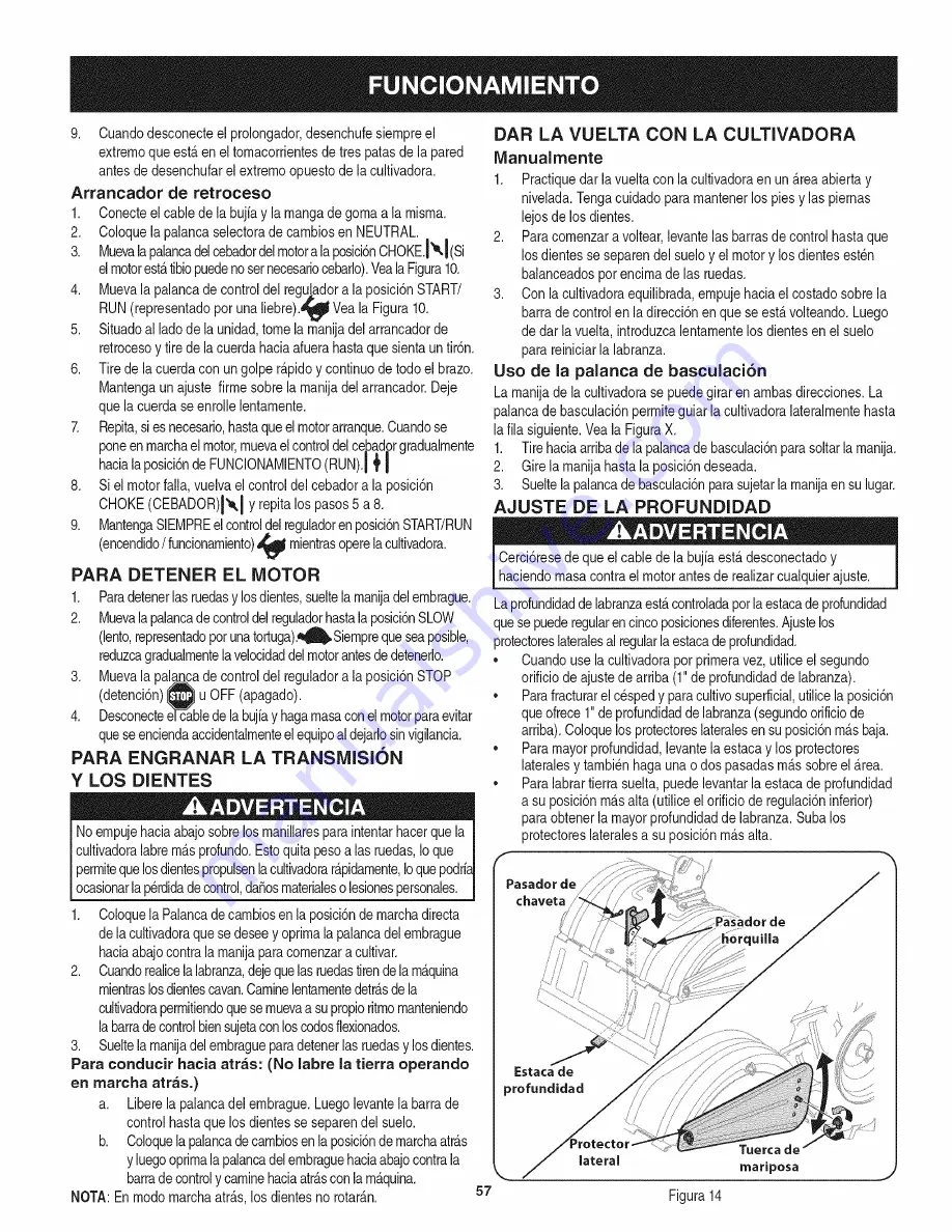 Craftsman 247.23000 Operator'S Manual Download Page 57