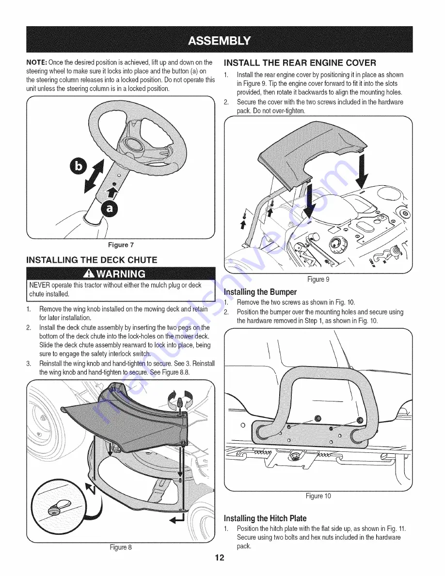 Craftsman 247.25000 Operator'S Manual Download Page 12