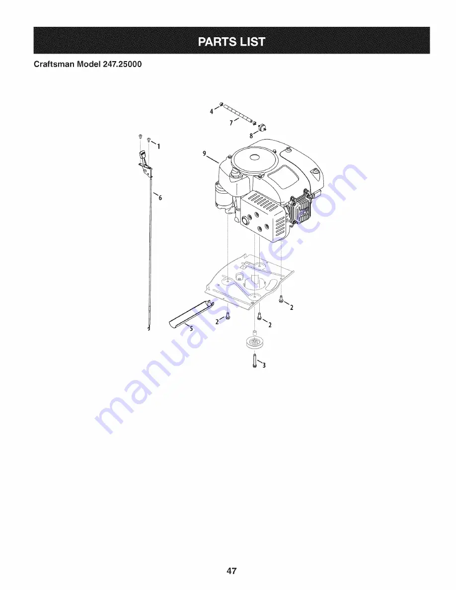 Craftsman 247.25000 Скачать руководство пользователя страница 47