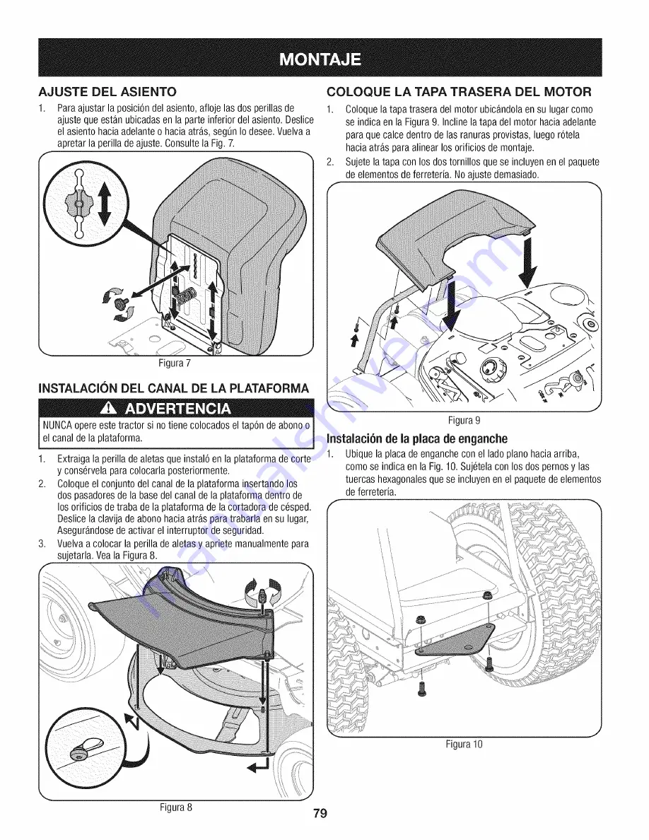 Craftsman 247.25000 Operator'S Manual Download Page 79