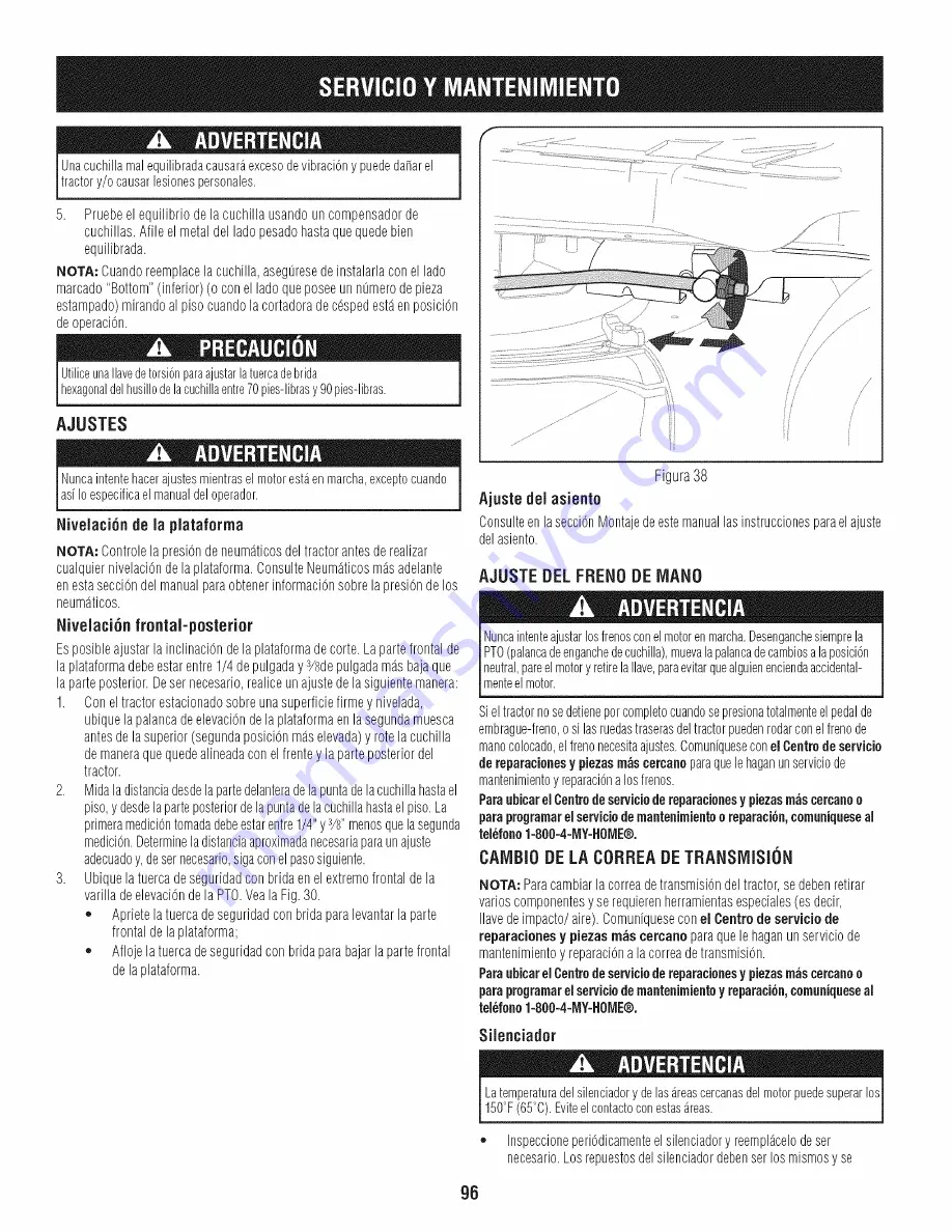 Craftsman 247.25000 Operator'S Manual Download Page 96