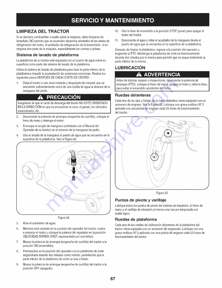 Craftsman 247.28672 Operator'S Manual Download Page 87