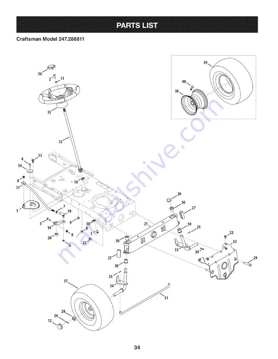 Craftsman 247.288811 Operator'S Manual Download Page 34