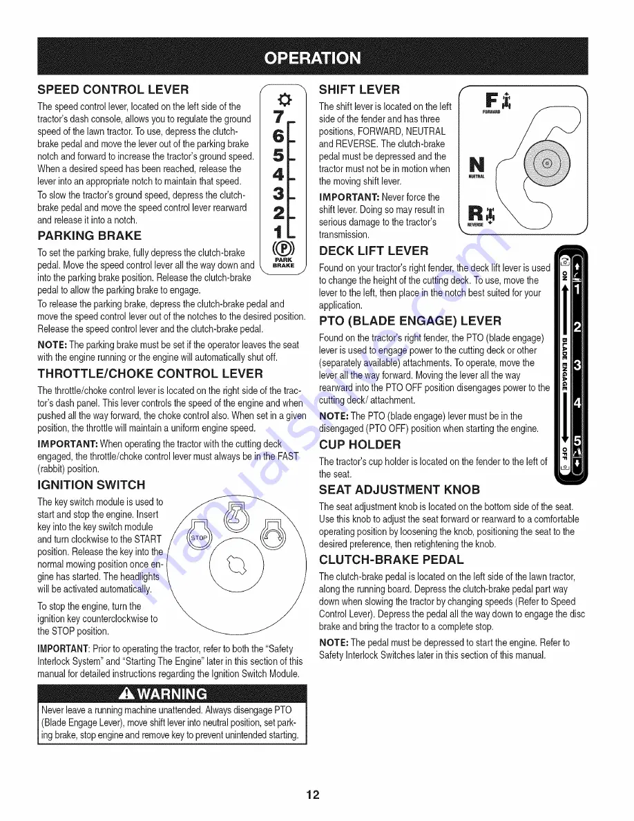 Craftsman 247.288831 Скачать руководство пользователя страница 12