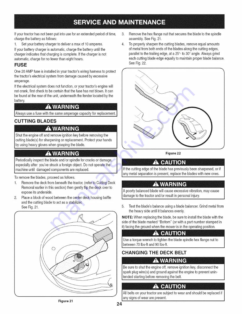 Craftsman 247.288831 Operator'S Manual Download Page 24