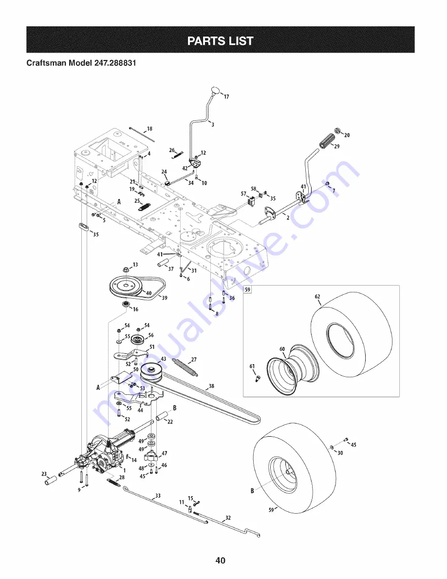 Craftsman 247.288831 Operator'S Manual Download Page 40