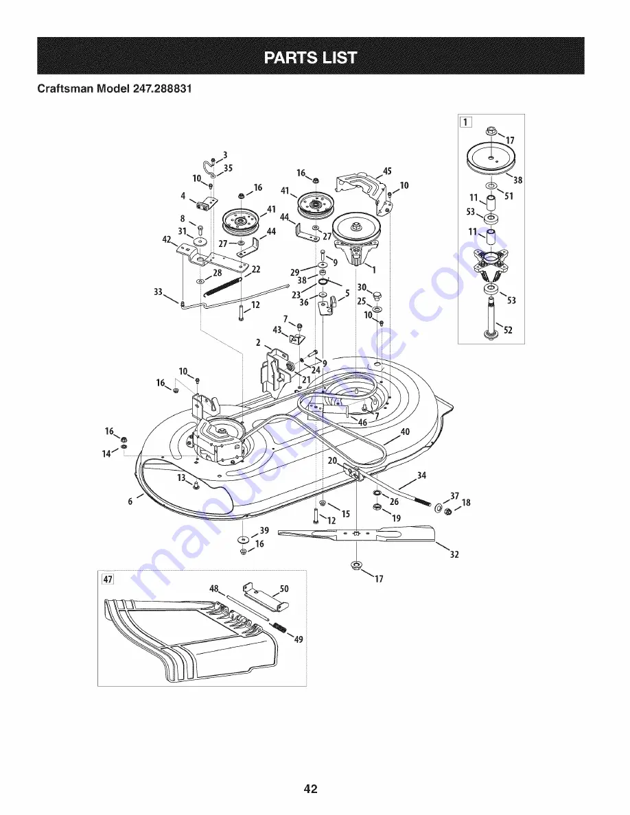 Craftsman 247.288831 Скачать руководство пользователя страница 42