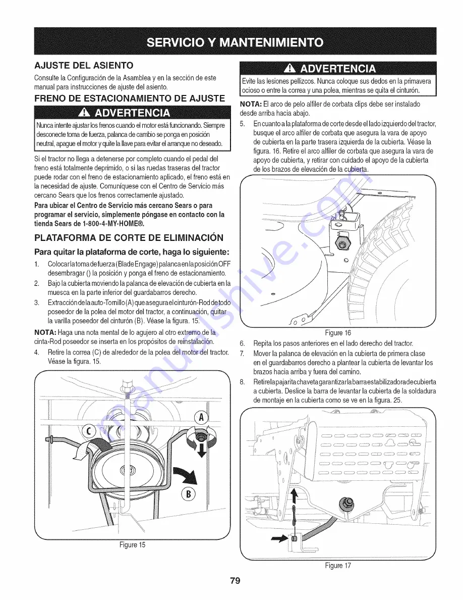 Craftsman 247.288831 Operator'S Manual Download Page 79