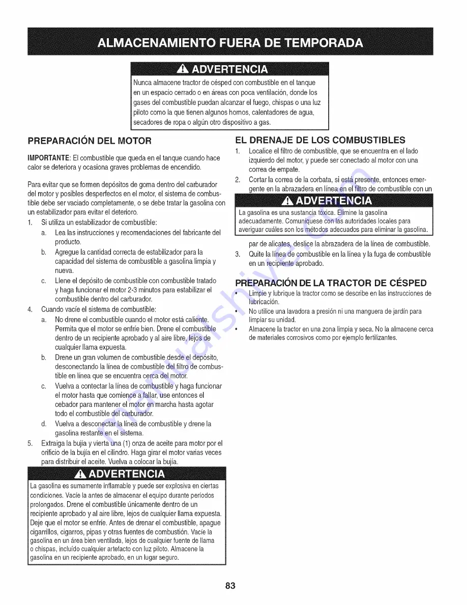 Craftsman 247.288831 Operator'S Manual Download Page 83