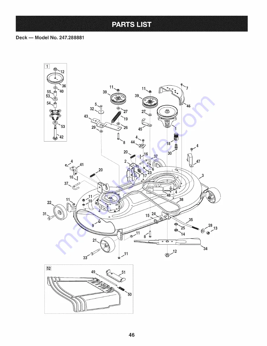 Craftsman 247.288881 Скачать руководство пользователя страница 46