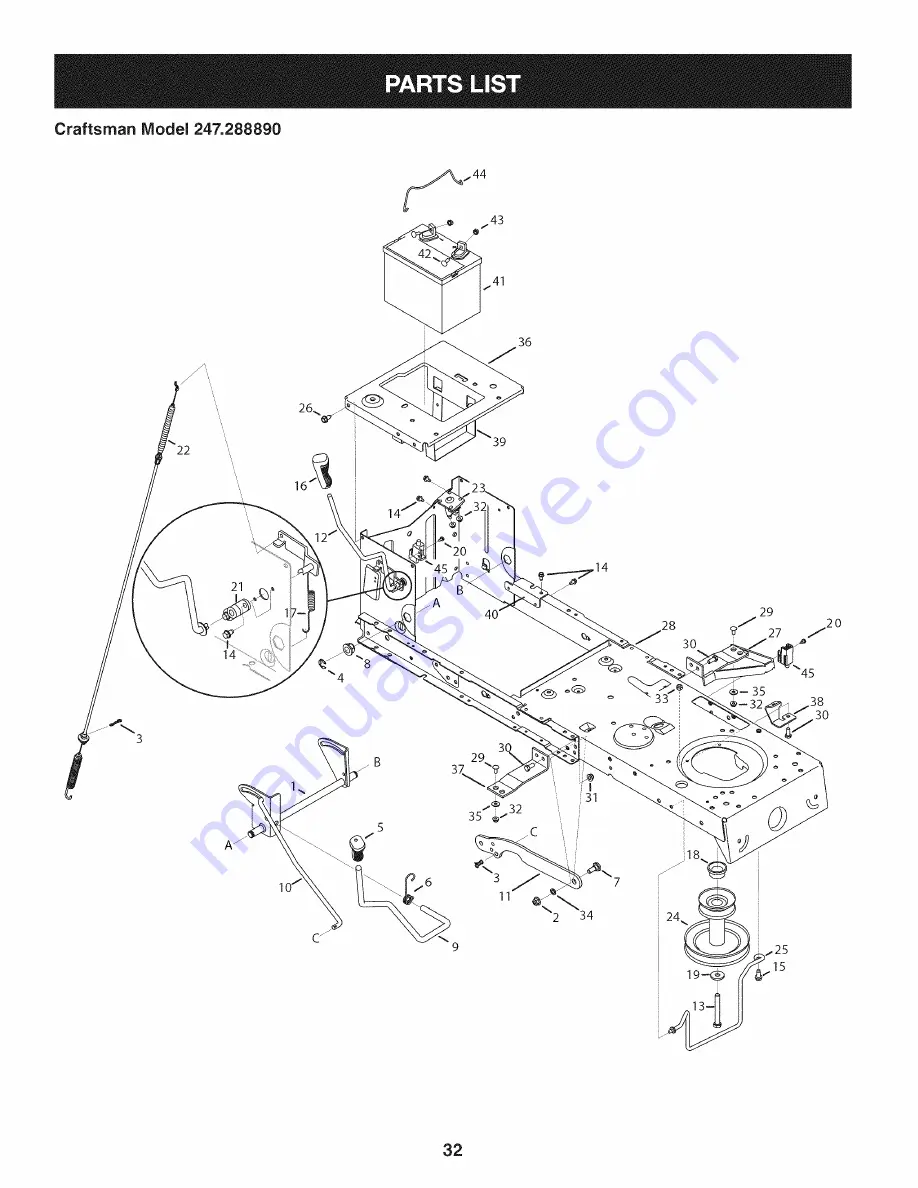 Craftsman 247.288890 Operator'S Manual Download Page 32