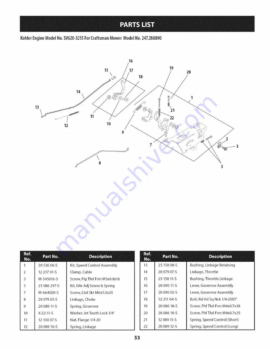 Craftsman 247.288890 Operator'S Manual Download Page 53