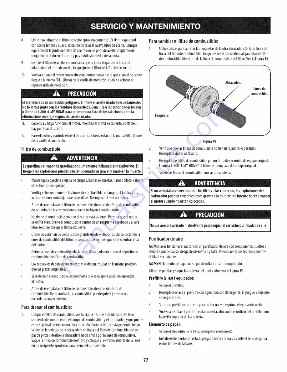 Craftsman 247.288890 Operator'S Manual Download Page 169