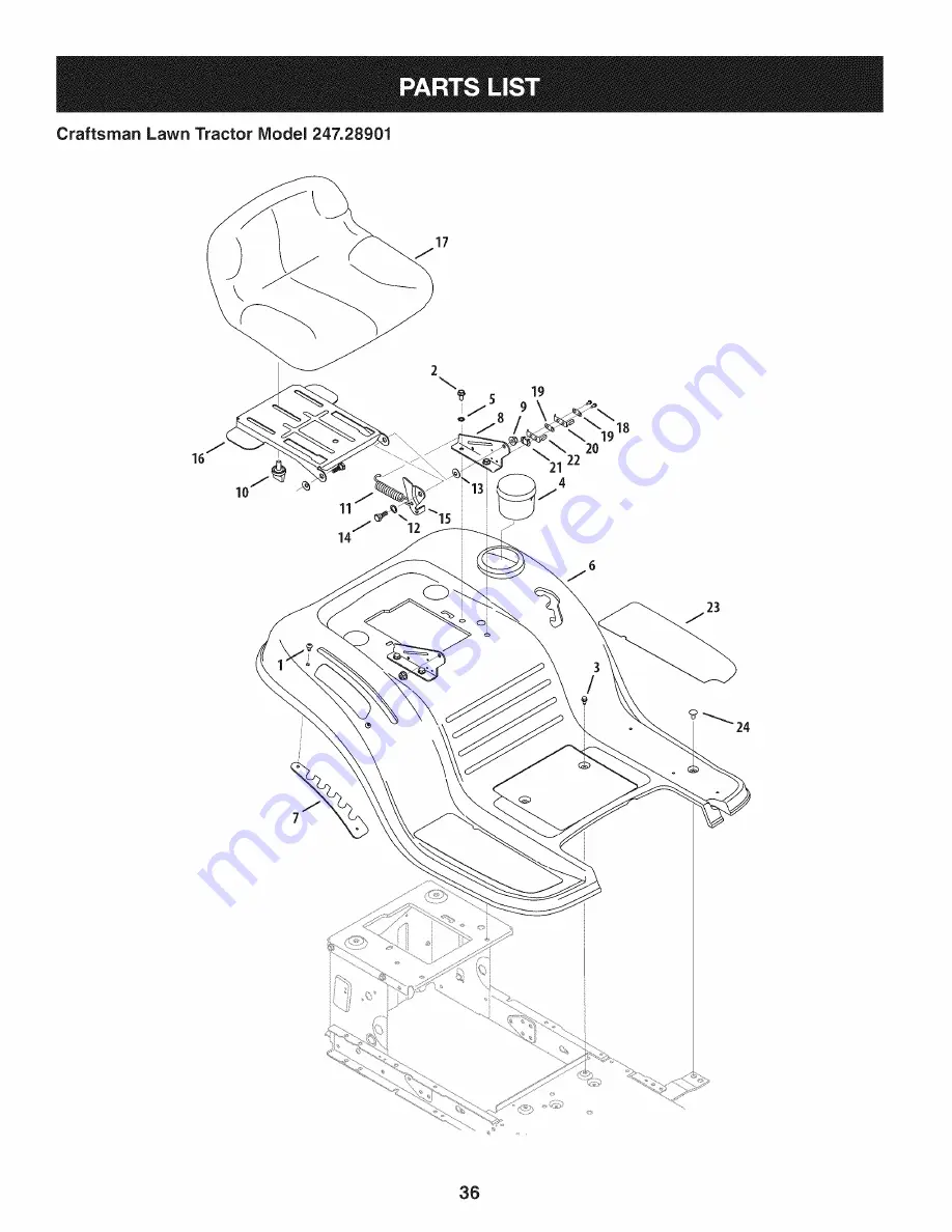 Craftsman 247.28901 Скачать руководство пользователя страница 36