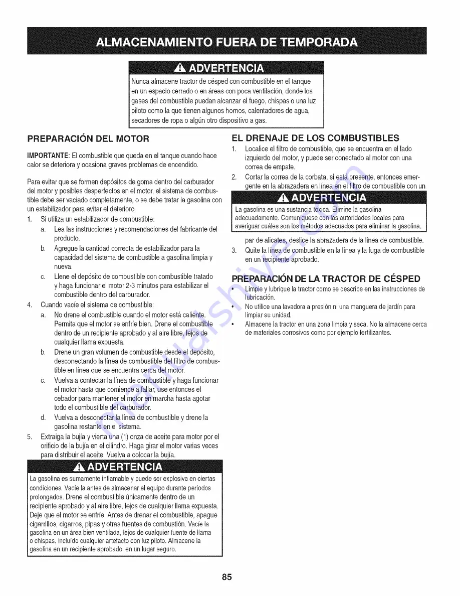 Craftsman 247.28904 Operator'S Manual Download Page 85